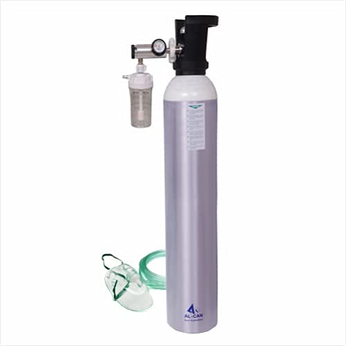 OxyLife Plus, Ultra Light Portable Refillable Oxygen Cylinder Kit
